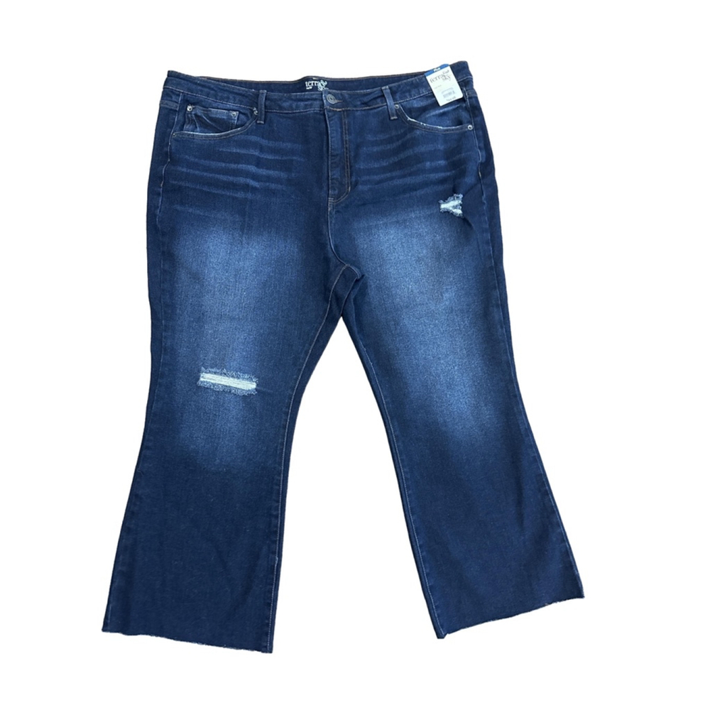 Terra & Sky Women's Crop Bootcut Jeans
